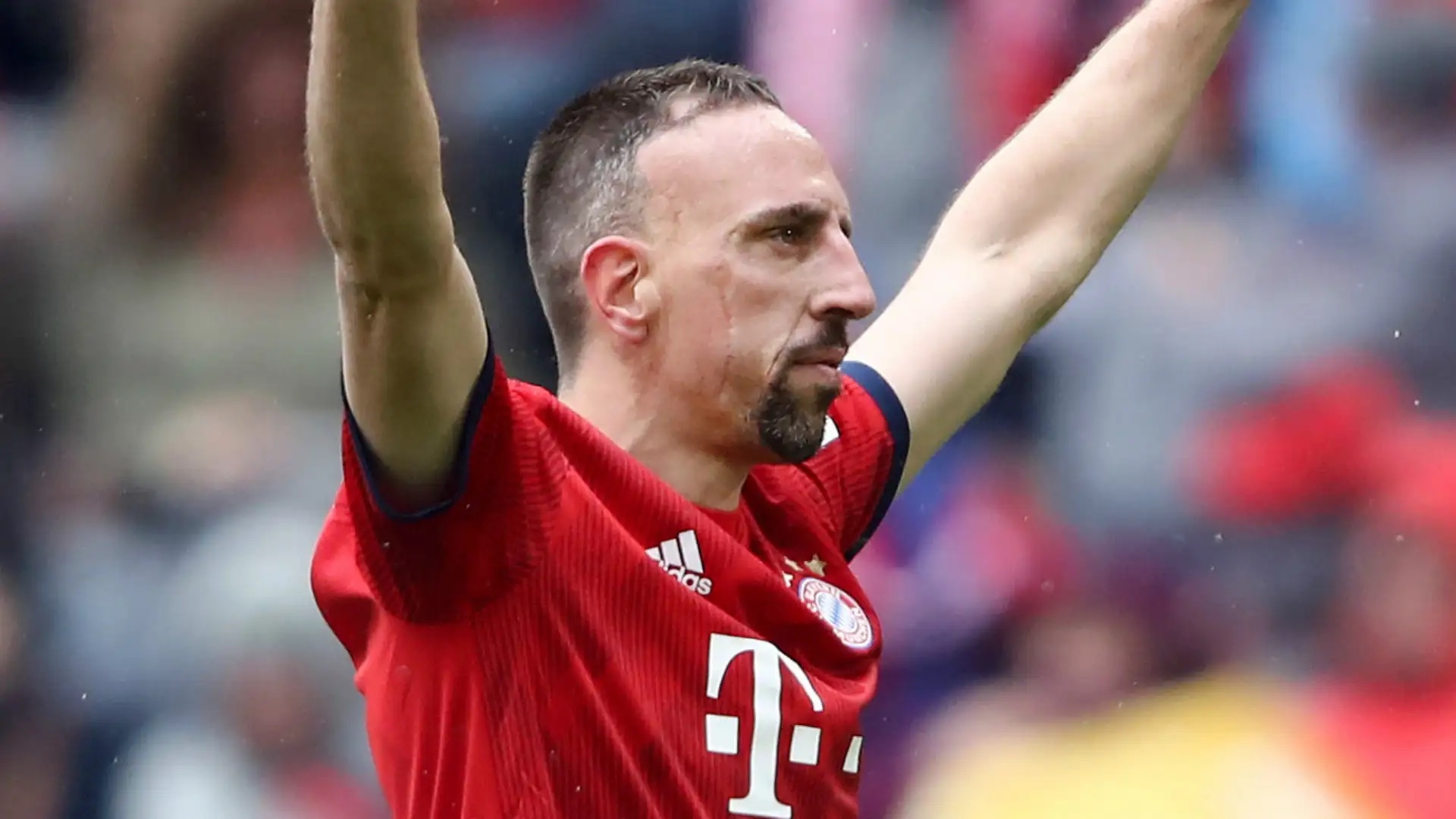 Franck Ribéry, former France and Bayern Munich footballer, whose facial scars became a defining part of his public identity.